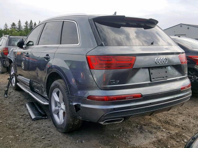 WA1MAAF77JD020677 - 2018 AUDI Q7 PROGRES GRAY photo 3