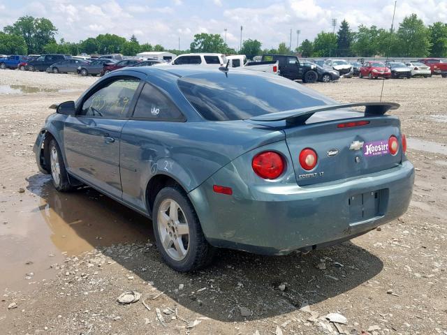 1G1AT18H997232332 - 2009 CHEVROLET COBALT LT BLUE photo 3