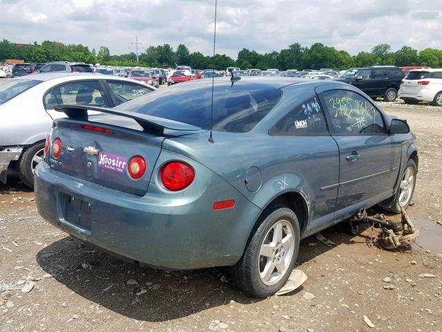 1G1AT18H997232332 - 2009 CHEVROLET COBALT LT BLUE photo 4