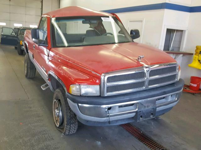 1B7KF26C3RS695645 - 1994 DODGE RAM 2500 RED photo 1