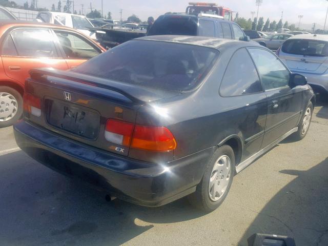 1HGEJ8149TL007777 - 1996 HONDA CIVIC EX BLACK photo 4