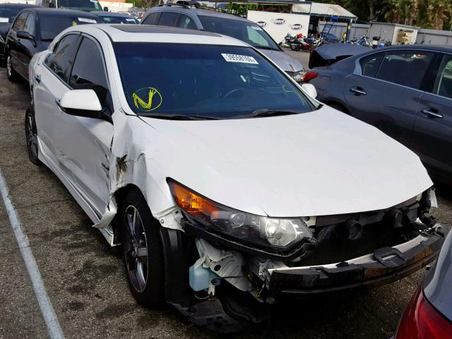 JH4CU2F84EC003708 - 2014 ACURA TSX SE WHITE photo 1