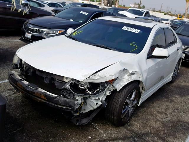 JH4CU2F84EC003708 - 2014 ACURA TSX SE WHITE photo 2