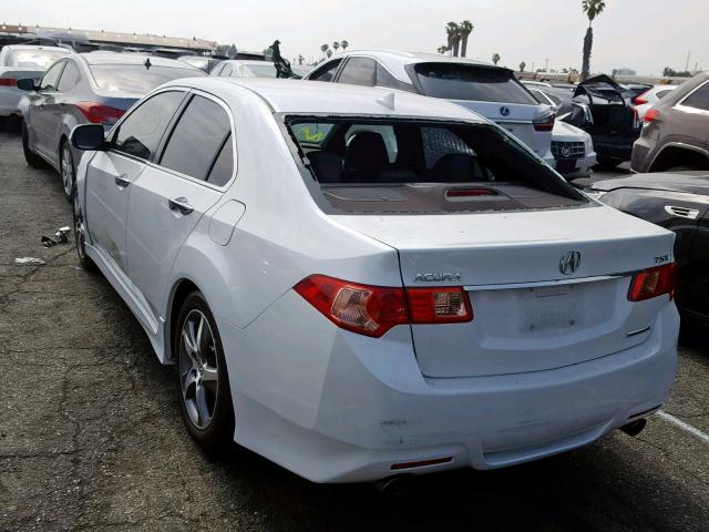 JH4CU2F84EC003708 - 2014 ACURA TSX SE WHITE photo 3