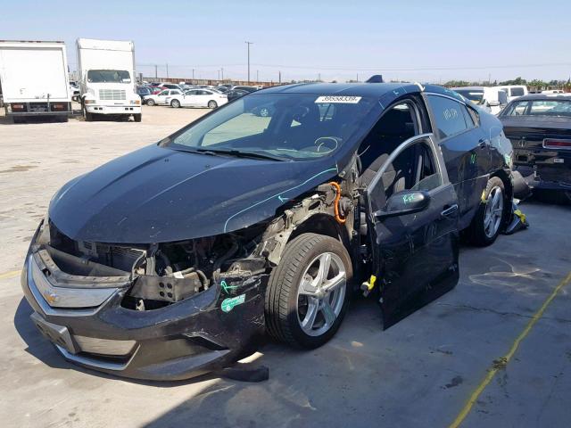 1G1RC6S52GU132781 - 2016 CHEVROLET VOLT LT BLACK photo 2