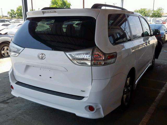 5TDXK3DC3ES439390 - 2014 TOYOTA SIENNA SPO WHITE photo 4