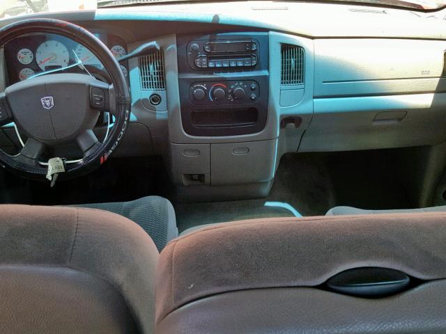 3D7KR28C25G727853 - 2005 DODGE RAM 2500 S წითელი ფოტო 9