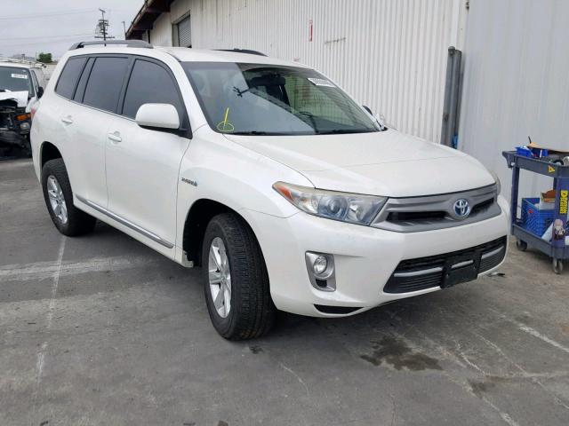 JTEBC3EH8D2011172 - 2013 TOYOTA HIGHLANDER WHITE photo 1