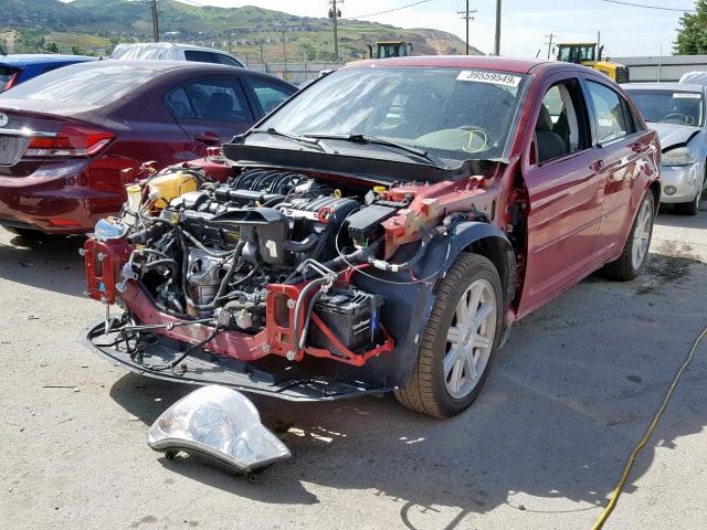 1C3LC56R27N543195 - 2007 CHRYSLER SEBRING TO RED photo 2