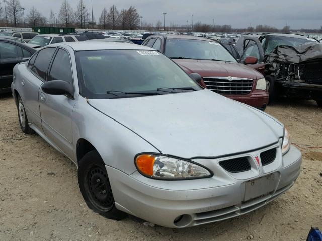 1G2NE52FX3C148265 - 2003 PONTIAC GRAND AM S SILVER photo 1