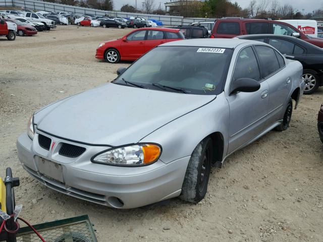 1G2NE52FX3C148265 - 2003 PONTIAC GRAND AM S SILVER photo 2