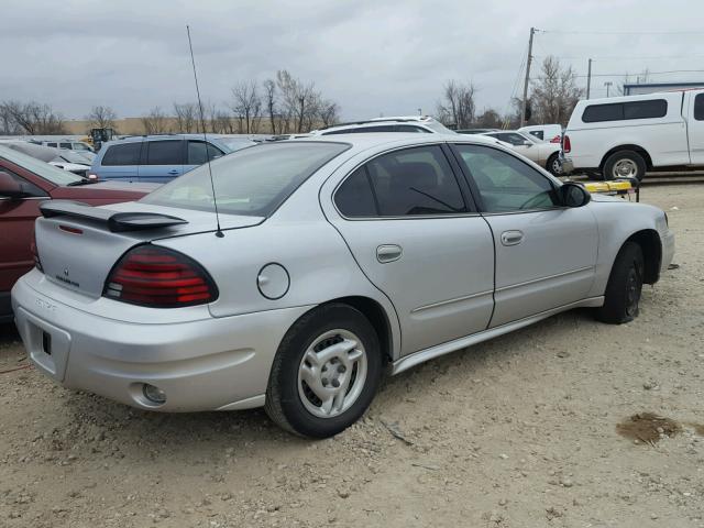 1G2NE52FX3C148265 - 2003 PONTIAC GRAND AM S SILVER photo 4