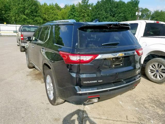 1GNEVKKW4JJ230180 - 2018 CHEVROLET TRAVERSE H BLACK photo 3