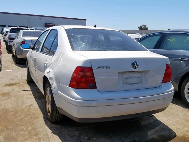 3VWSB69M72M031223 - 2002 VOLKSWAGEN JETTA GLS WHITE photo 3