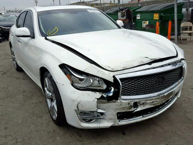 JN1BY1AP9FM540115 - 2015 INFINITI Q70 3.7 WHITE photo 1