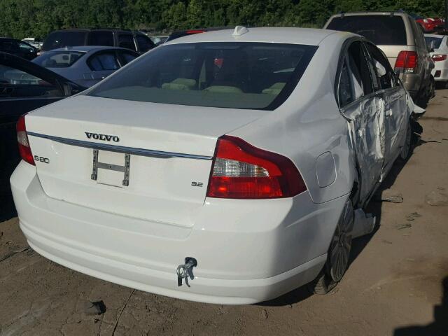 YV1AS982781067347 - 2008 VOLVO S80 3.2 WHITE photo 4