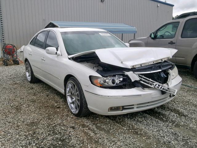 KMHFC46F88A304862 - 2008 HYUNDAI AZERA SE WHITE photo 1