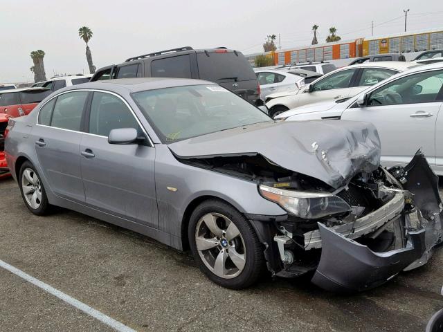 WBANE53597CK92040 - 2007 BMW 525 I GRAY photo 1