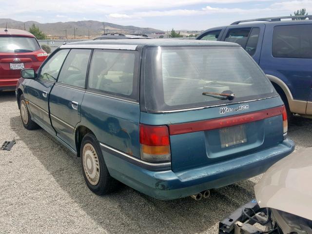 4S3BJ6326N6926025 - 1992 SUBARU LEGACY L GREEN photo 3