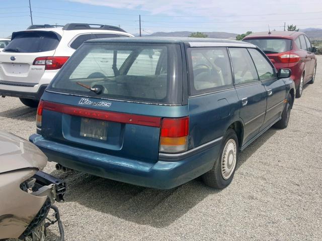 4S3BJ6326N6926025 - 1992 SUBARU LEGACY L GREEN photo 4