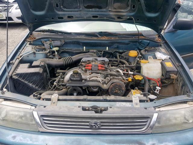 4S3BJ6326N6926025 - 1992 SUBARU LEGACY L GREEN photo 7