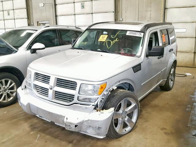 1D8GU58698W206999 - 2008 DODGE NITRO R/T SILVER photo 2