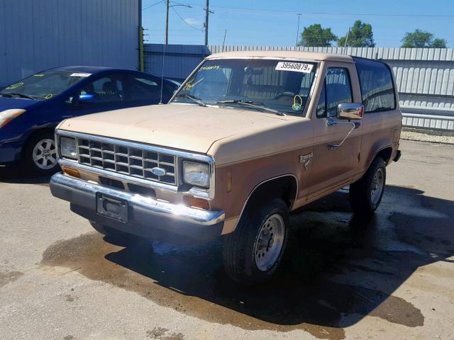 1FMCU14T3GUD20553 - 1986 FORD BRONCO II TWO TONE photo 2