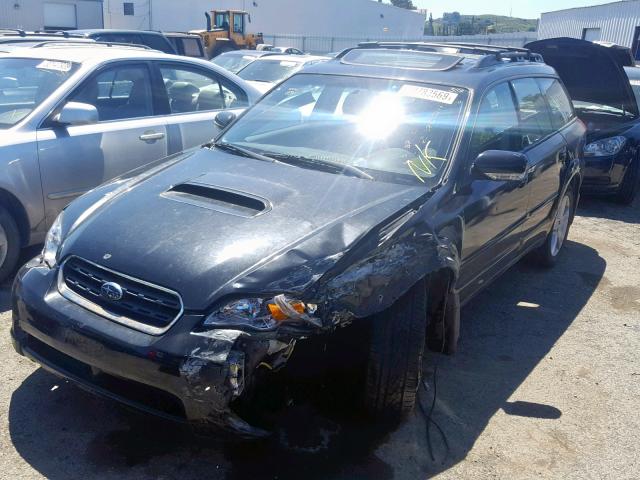 4S4BP63C074308247 - 2007 SUBARU LEGACY OUT BLACK photo 2