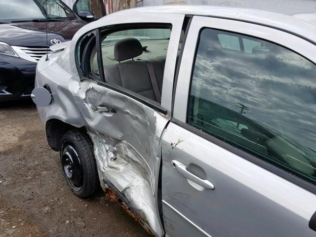 1G1AL58F267645307 - 2006 CHEVROLET COBALT LT SILVER photo 9