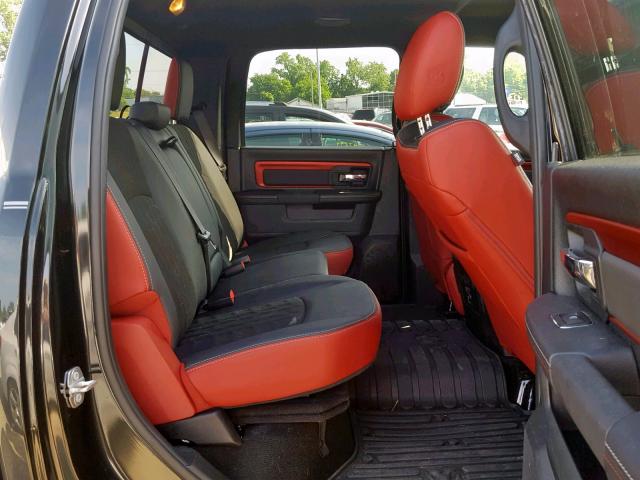 1C6RR7YT4HS528782 - 2017 RAM 1500 REBEL შავი ფოტო 6