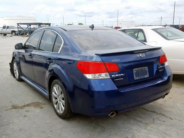 4S3BMDK60B2213883 - 2011 SUBARU LEGACY 3.6 BLUE photo 3