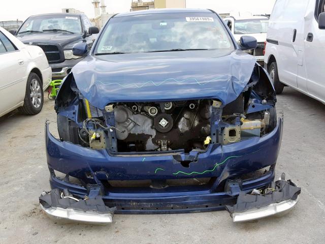 4S3BMDK60B2213883 - 2011 SUBARU LEGACY 3.6 BLUE photo 9