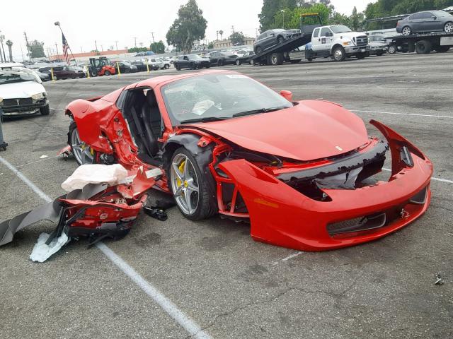 ZFF68NHA9F0209700 - 2015 FERRARI 458 SPIDER RED photo 1