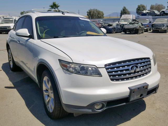 JNRAS08W44X224859 - 2004 INFINITI FX35 WHITE photo 1