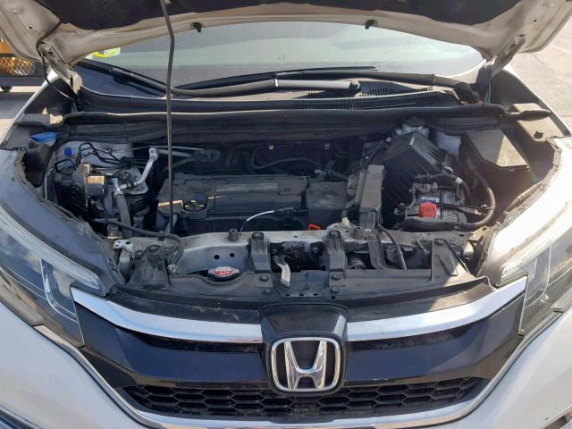 5J6RM3H71FL013906 - 2015 HONDA CR-V EXL WHITE photo 7