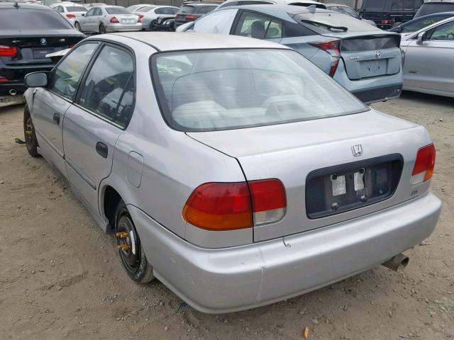 2HGEJ6520TH504856 - 1996 HONDA CIVIC DX SILVER photo 3