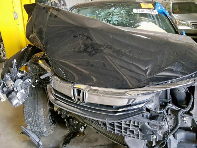 1HGCR2F84GA244624 - 2016 HONDA ACCORD EXL BLACK photo 7