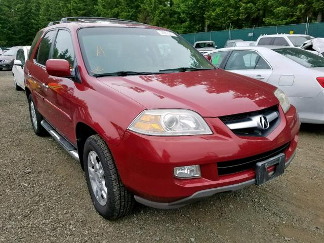 2HNYD18604H561106 - 2004 ACURA MDX TOURIN MAROON photo 1