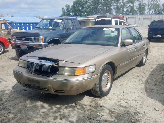 2MEFM75W8XX707247 - 1999 MERCURY GRAND MARQ GOLD photo 2