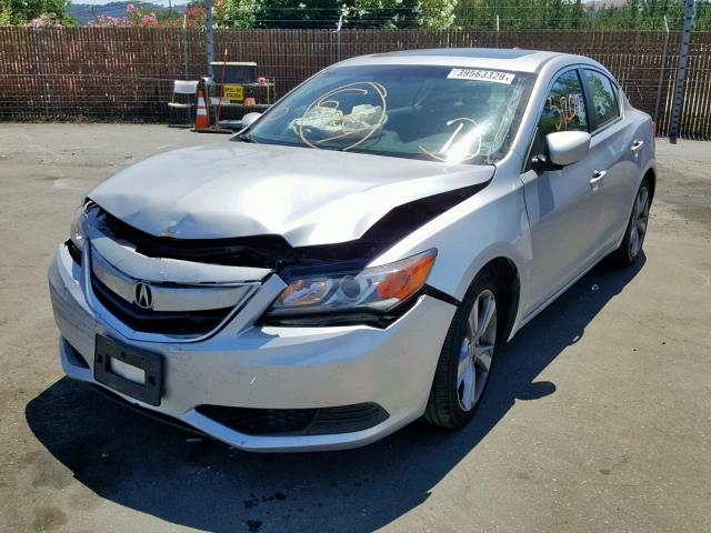 19VDE1F34EE013609 - 2014 ACURA ILX 20 SILVER photo 2
