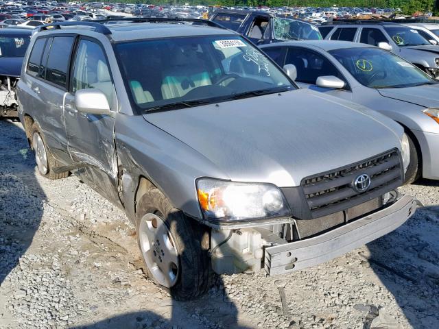 JTEDP21A560099824 - 2006 TOYOTA HIGHLANDER SILVER photo 1