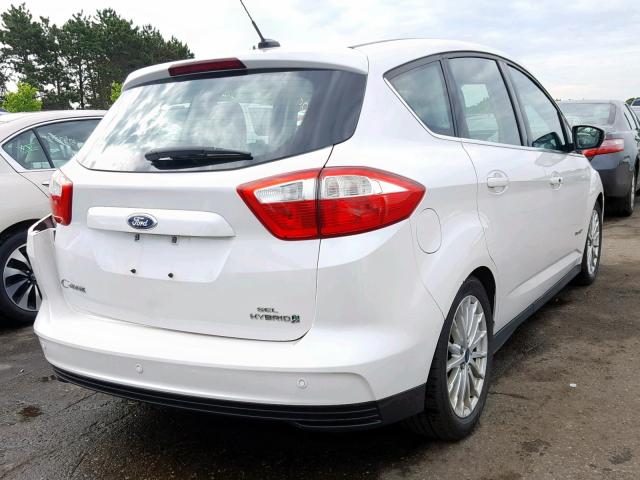 1FADP5BU0DL546589 - 2013 FORD C-MAX SEL WHITE photo 4