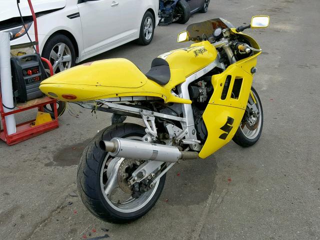 JS1GR7AA7N2100588 - 1992 SUZUKI GSX-R750 YELLOW photo 4