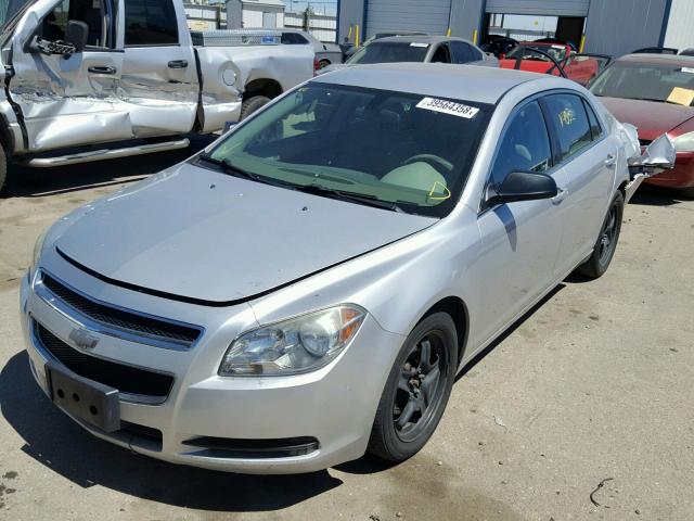 1G1ZA5EB6AF191667 - 2010 CHEVROLET MALIBU LS 灰色 照片 2