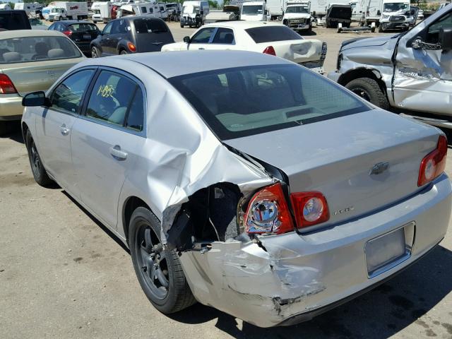 1G1ZA5EB6AF191667 - 2010 CHEVROLET MALIBU LS 灰色 照片 3