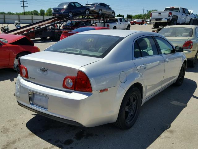 1G1ZA5EB6AF191667 - 2010 CHEVROLET MALIBU LS 灰色 照片 4