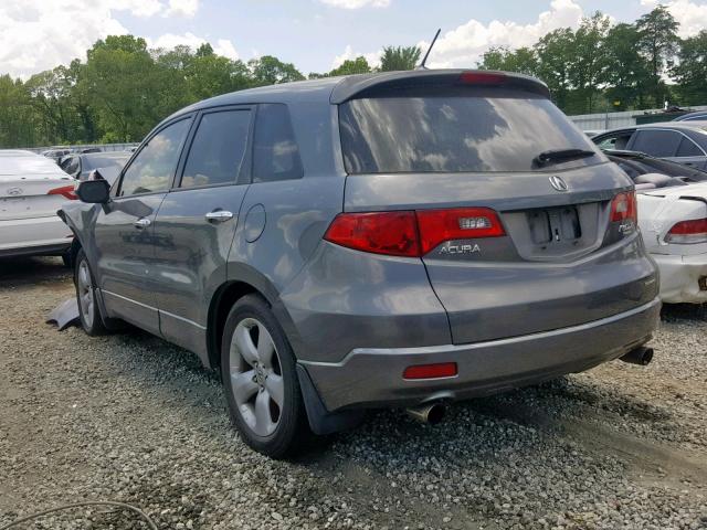 5J8TB18588A016807 - 2008 ACURA RDX TECHNO GRAY photo 3