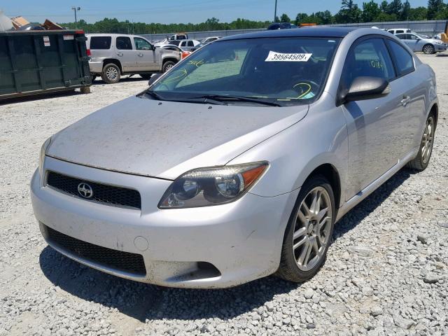 JTKDE167670190435 - 2007 TOYOTA SCION TC SILVER photo 2