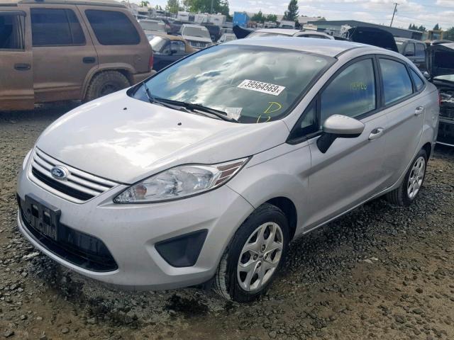 3FADP4AJ7DM154063 - 2013 FORD FIESTA S SILVER photo 2