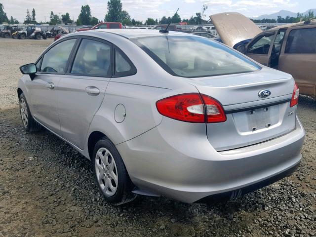 3FADP4AJ7DM154063 - 2013 FORD FIESTA S SILVER photo 3